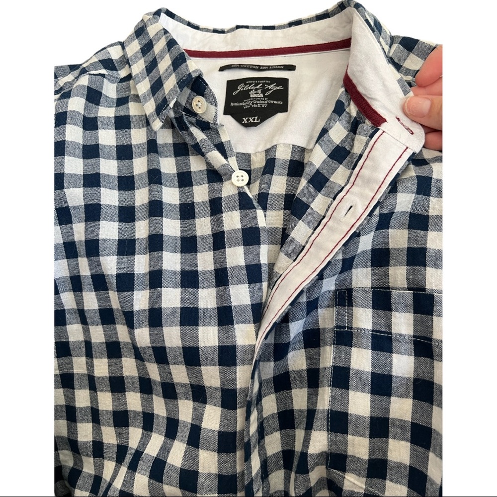 Gilded Age Men’s Checkered Long Sleeve Shirt